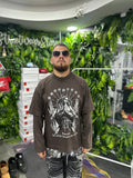 Shirt LongSleeve Brown Madonna Diamond DSCY