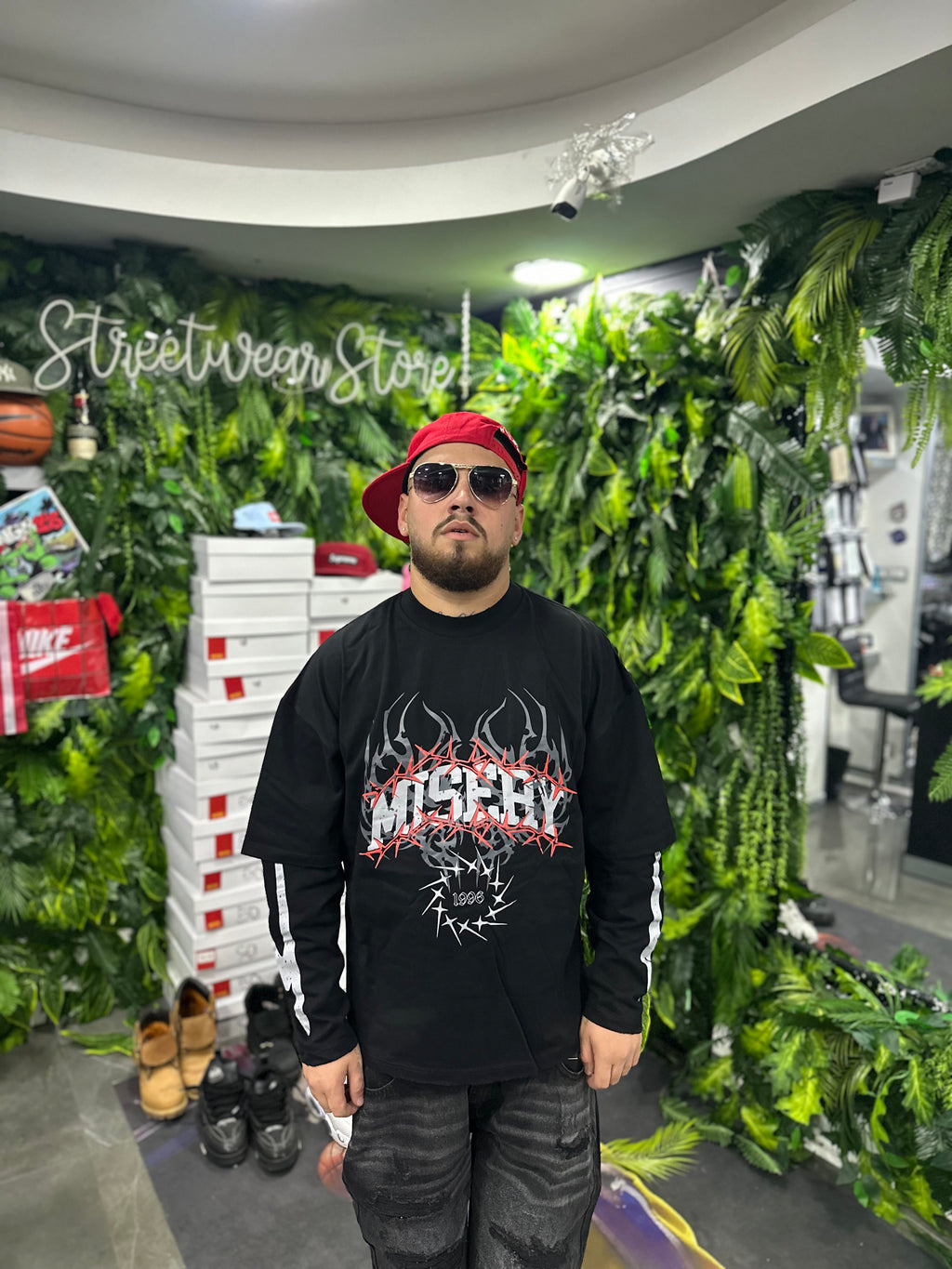 Shirt LongSleeve Black Misery